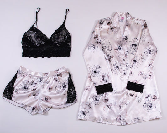 "Ivory Garden" Robe Set